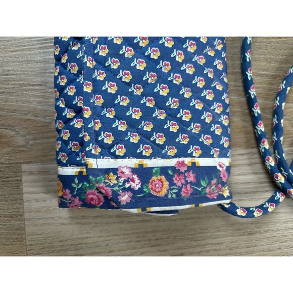 Vera Bradley Vintage Royal Blue‎ 80s Wallet on a String Like New Holds iPhone! - Picture 3 of 14